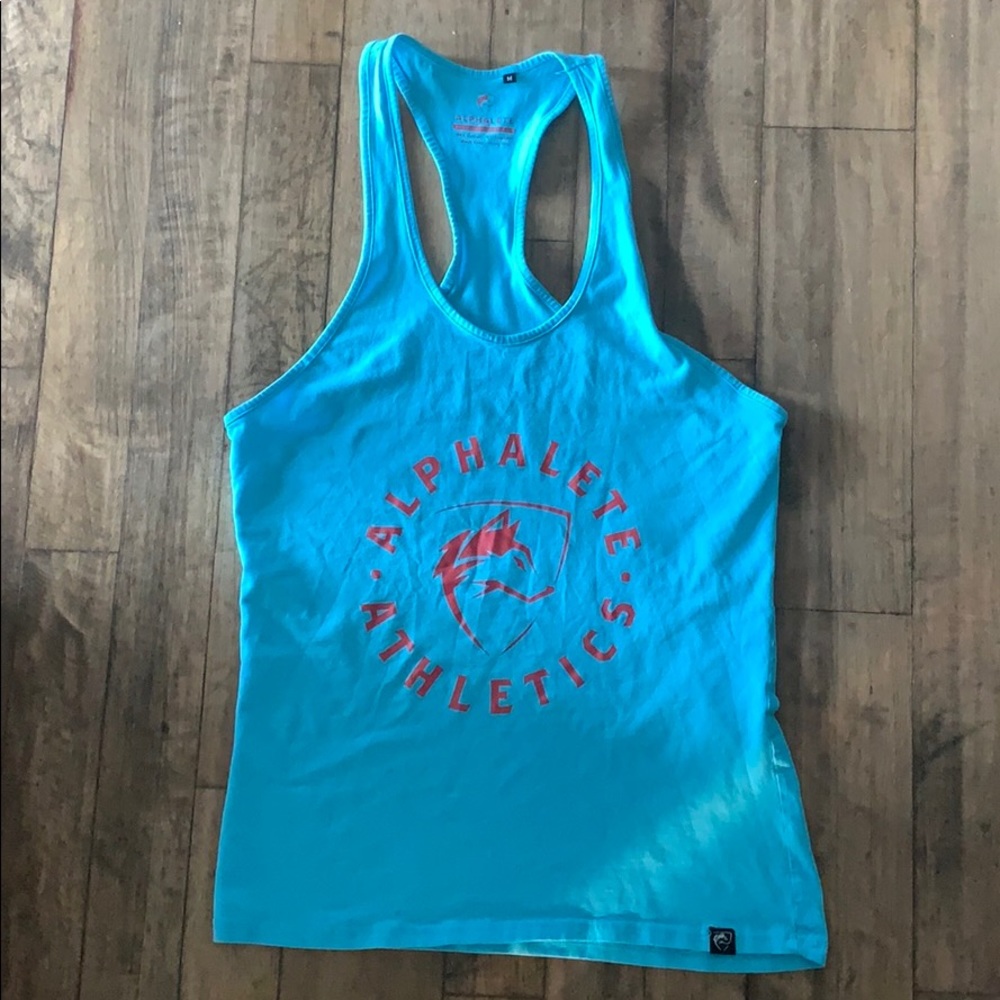 Alphalete blue stringer
